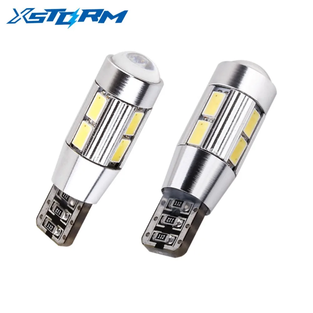 2 шт. T10 W5W 5630 SMD белый CANBUS OBC без ошибок светодиодный светильник 501 тире