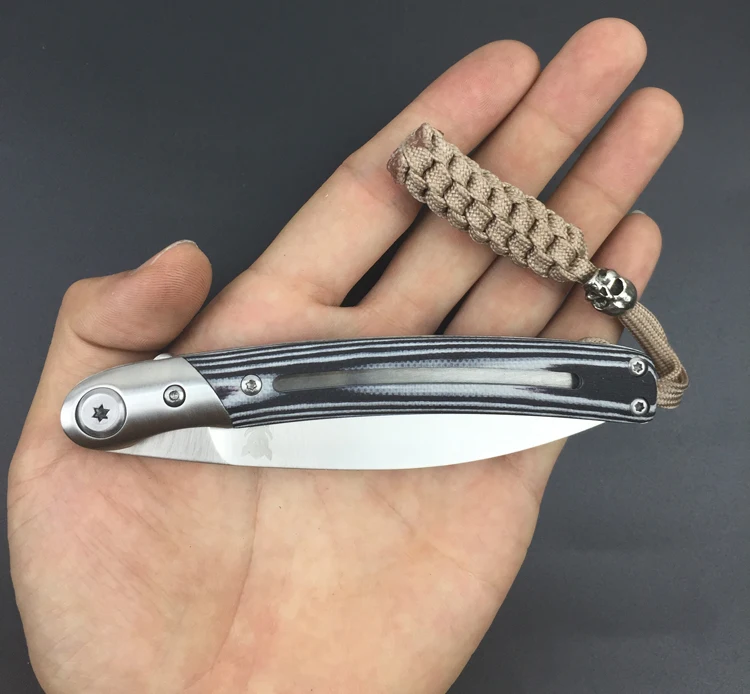 Busse D2 стали Тактический нож складной кемпинг выживания Ножи Охотничьи карманный