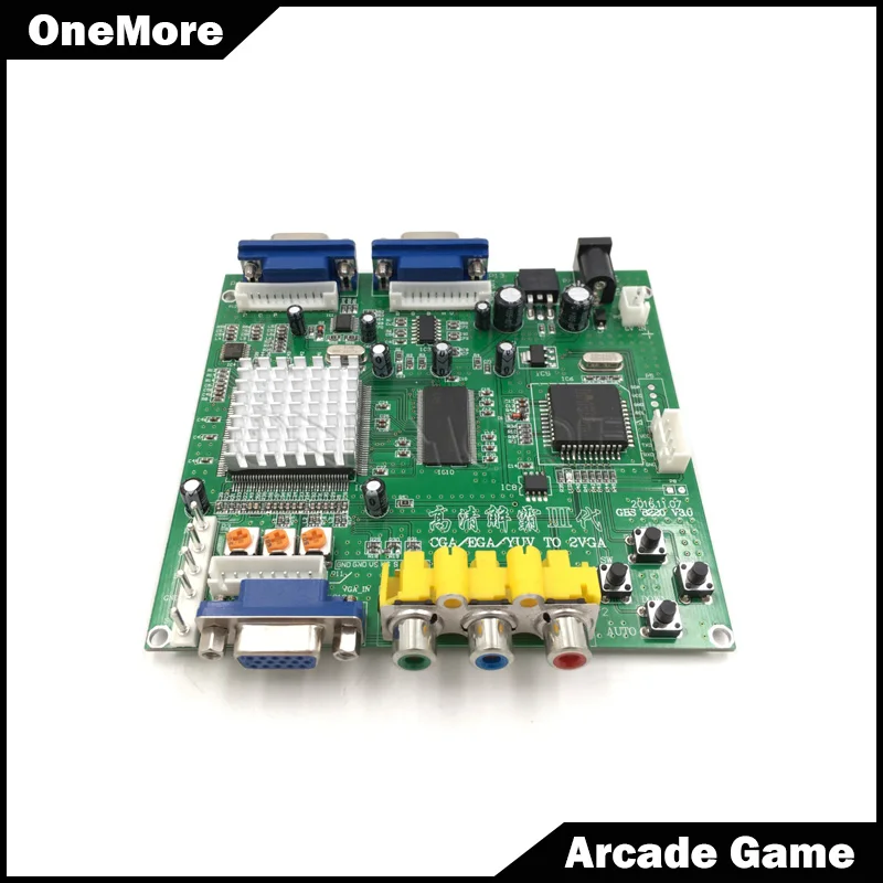 2 комплекта новый гамма CGA EGA YUV VGA HD Video Converter Совета moudle gbs 8220 |