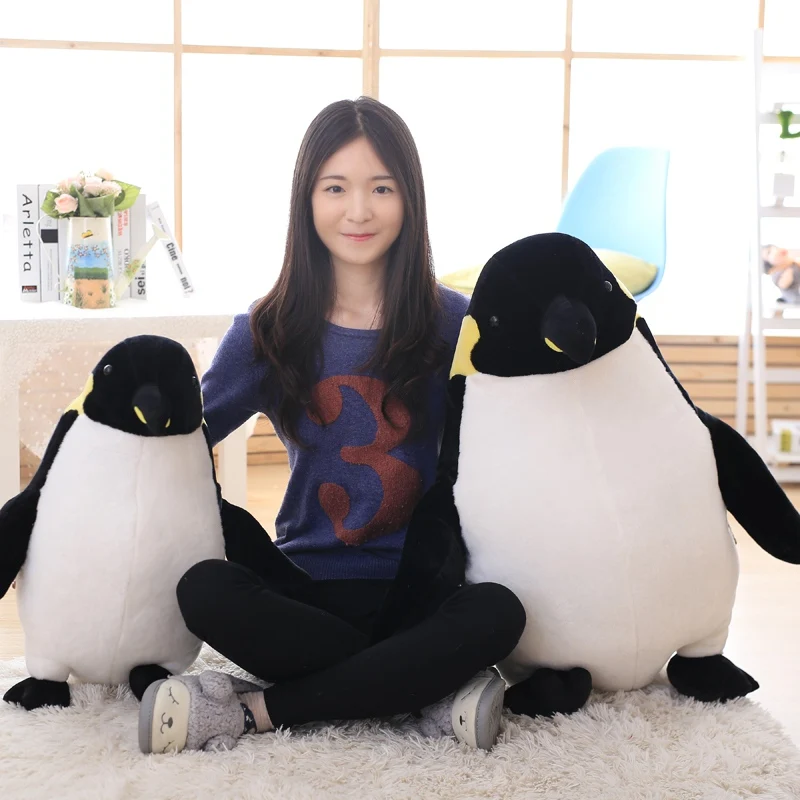 40-80cm Cartoon Penguin Plush Toys Stuffed Animals Doll Baby Cloth Children Pillow Cushion Birthday Gift | Игрушки и хобби