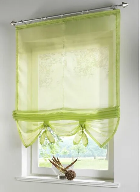 6 цветов римские жалюзи готовая кухонная занавеска качественная подъемная