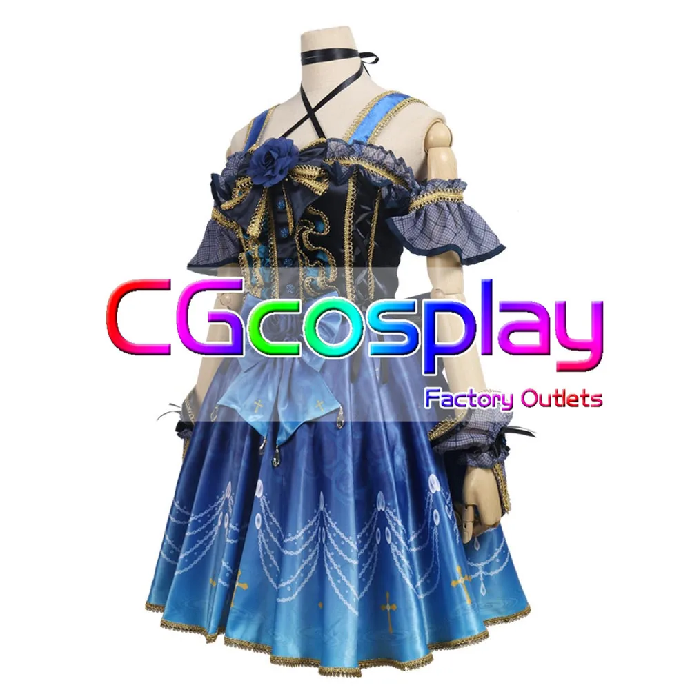 CGCOS Экспресс BanG Dream! Roselia 4th один единство Ринко Shirokane форма аниме игры Косплэй