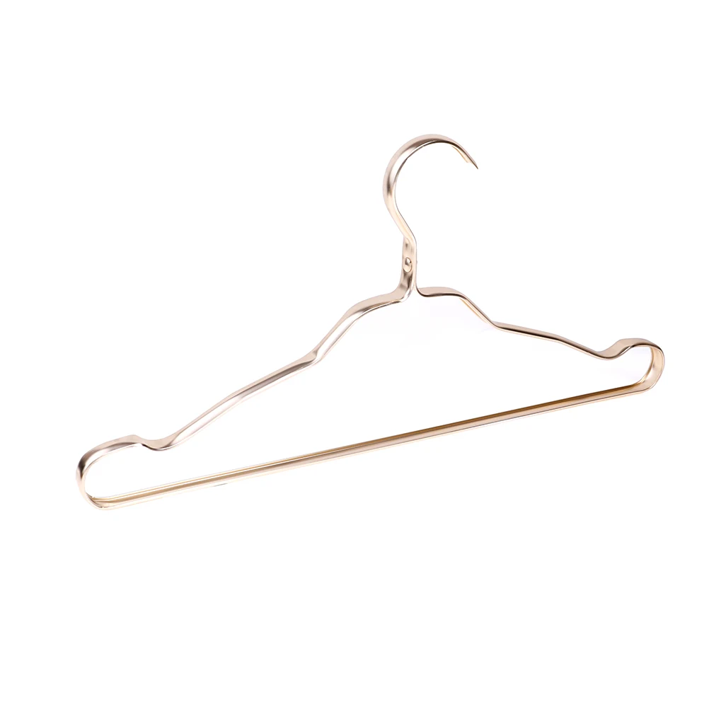 New Cloth Hanger Durable Antideformation Aluminium Alloy Closet Adult Skirt Dress Clothing Towel Storage Rack Space Saver | Дом и сад