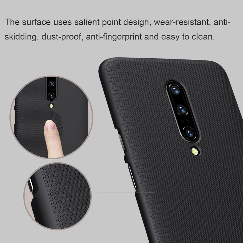 Oneplus 7 кейс чехол матовый ПК Матовая жесткая задняя крышка подарок держатель