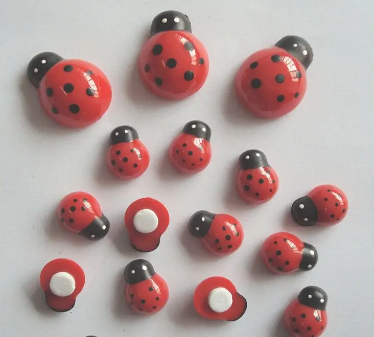 50PCS Bonsai/terraium home decoration resin crafts fairy garden gnome flower pot small beetle ladybug lovely gifts |