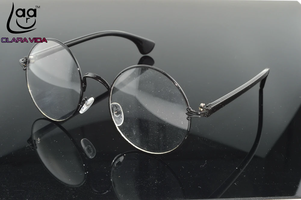 Новинка 2019 винтажные большие круглые оправы для очков Gafas в стиле ретро из сплава