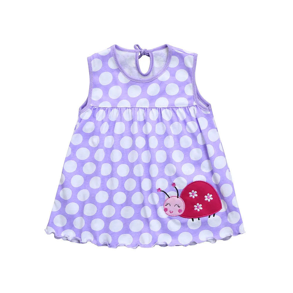 Baby Short Sleeve Floral Top Shorts Set Toddler Cute Cotton Flower Children Dot Striped Tees Dress T-Shirt Vest | Детская одежда и