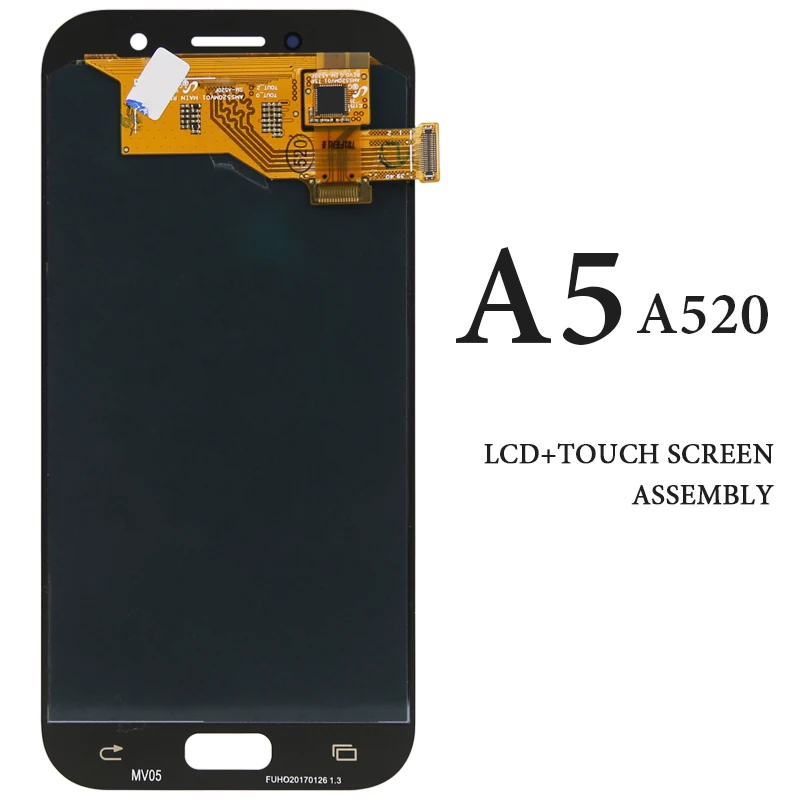 Для Samsung Galaxy A5 2017 A520 A520F ЖК дисплей 5 2 дюймовый AMOLED SM сенсорный экран черный белый