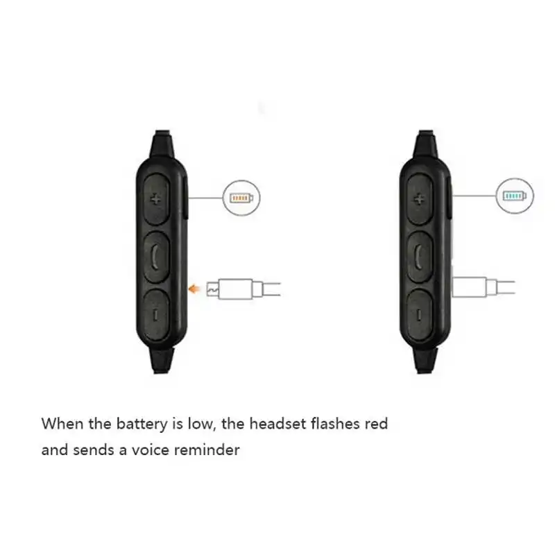 Беспроводные Bluetooth спортивные наушники гарнитура со встроенным микрофоном