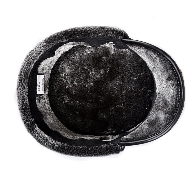 Зимняя куртка на хлопковом подкладе для мальчиков из натуральной кожи