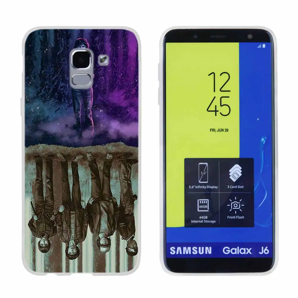 Очень странные дела для чехол для телефона samsung Galaxy j6 J8 J7 J5 J3 J4 Plus J610 Prime Мягкий силиконовый чехол - Цвет: Pattern14