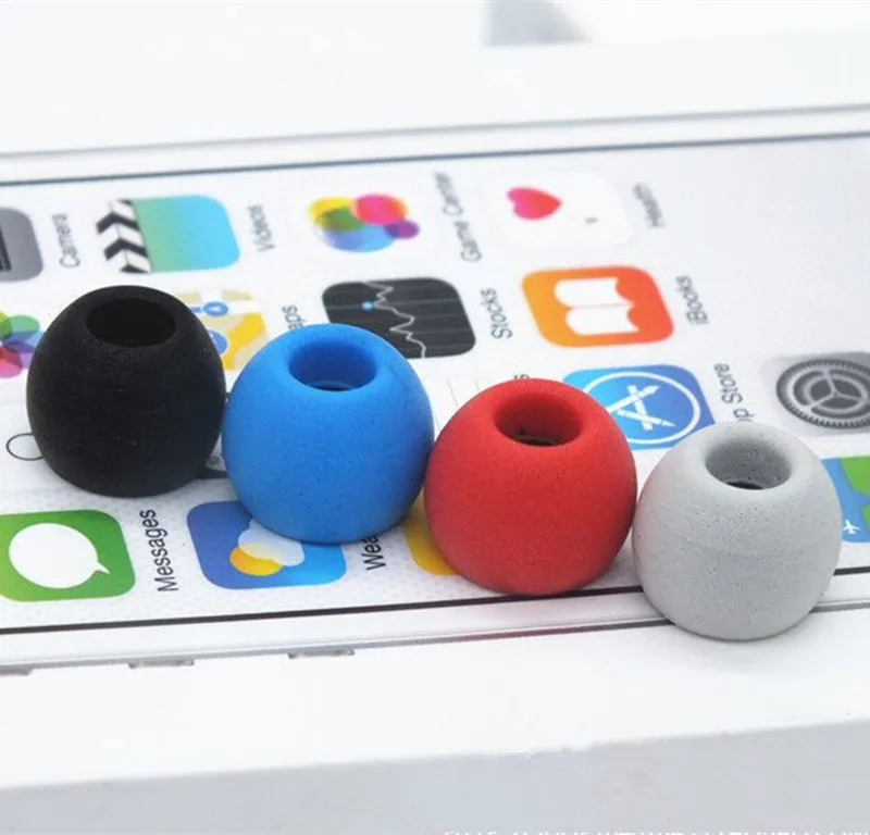 

8 Pcs Noise Isolating Memory Foam Sponge Ear Tips for KZ Headphone Earphone Earbud Top Quality Round Shape Ear Pads
