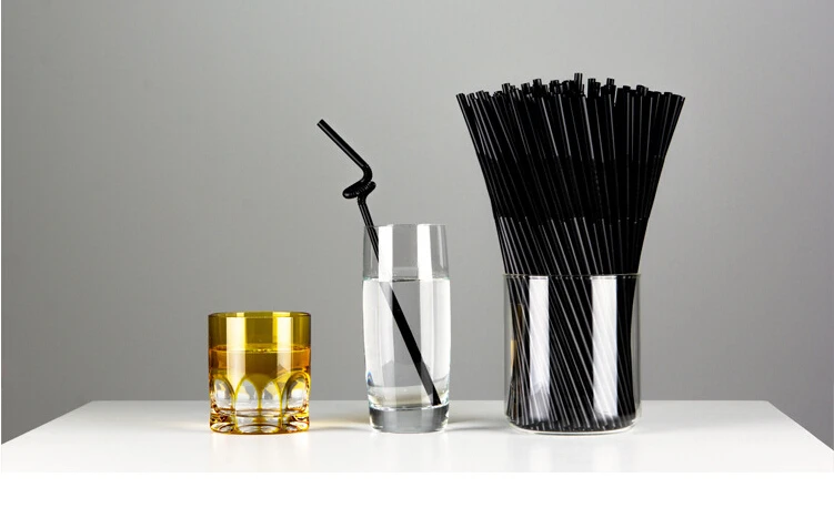 Creative Disposable Milk Tea Straw Kitchen Bar Art Drinking KTV Fruit Juice Free Shipping | Дом и сад
