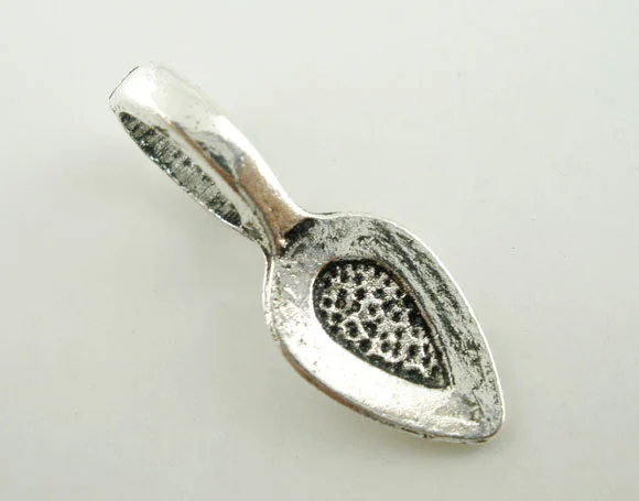 

8SEASONS 50 Silver Color Color Glue on Bail 21x8mm (B03547)