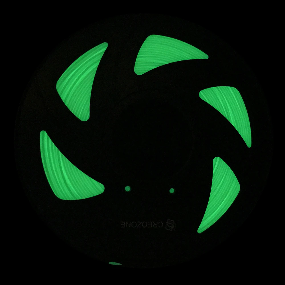 Creozone 3D нити светится в темноте серии PLA ABS Пластик нити для 3D-принтеры 15% Noctilucent порошок 1,75 катышка 1 кг