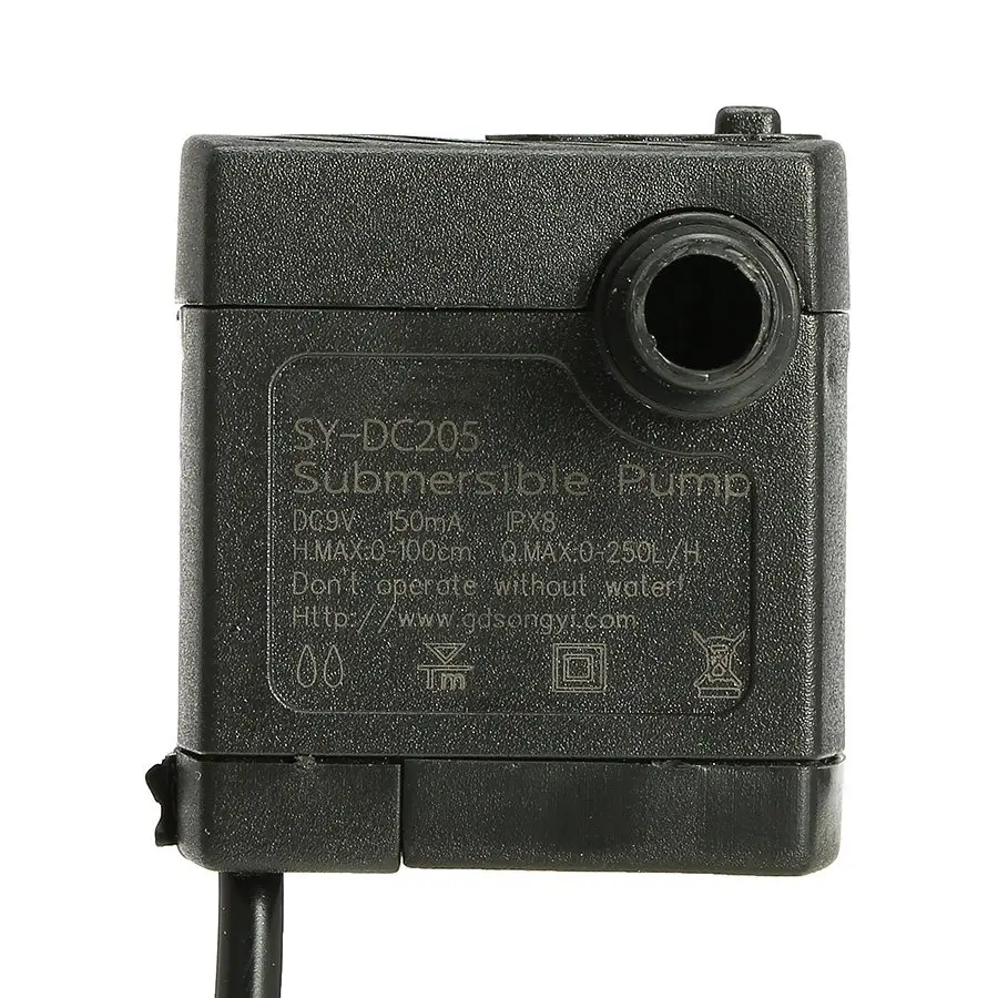 DC 12 В KC-WP502 Micro Бесщеточный Садоводство водяного насоса мини-фонтан цикла насоса высокая производительность горячей