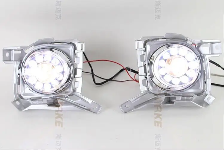 Горячая распродажа! 12V 6000k светодиодный DRL Дневной Бег светильник для Toyota Prado FJ150 LC150 2010 2011 2012 2013 Land Cruiser 2700 4000