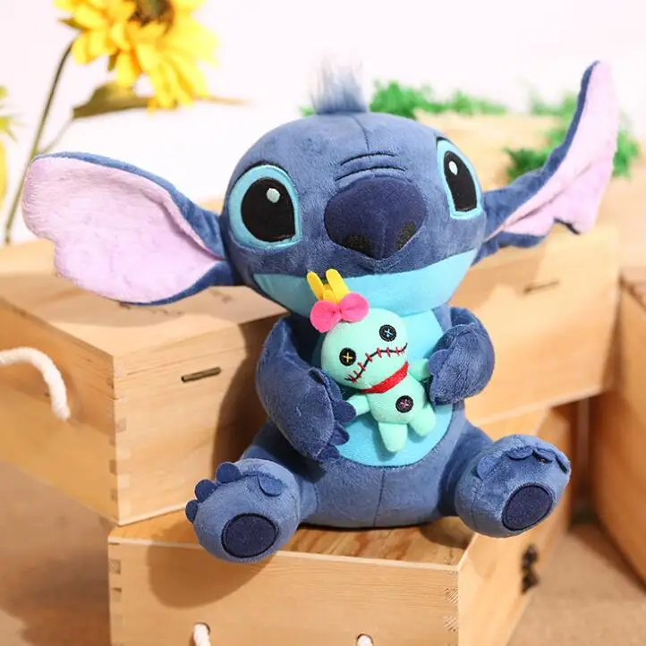 1 25 см Kawaii Ститч плюшевые куклы игрушки Аниме Лило и Ститч Мягкая кукла милый Стич плюшевые игрушки для детей подарки на день рождения - Цвет: 1