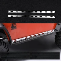 stainless steel side skirt scratchproof decorative plates for 110 rc crawler car trx4 t4 trx 4 82056 4 2019 new