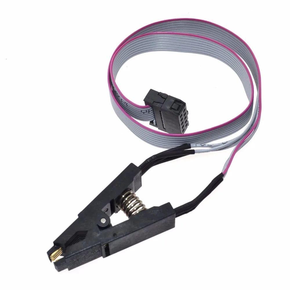 SOIC8 SOP8 тестовый зажим для программирования в цепи EEPROM 93CXX/25CXX/24CXX на USB программатор