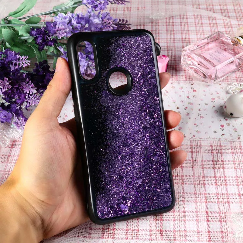 Чехол для Xiao mi Red mi Note 7 K20 Pro 7A 6A чехол с блестящей жидкостью Xio mi 9T 9 8 SE A2 Lite A1 mi x 3 5A Prime 4X S2 5 Plus 6 3 4