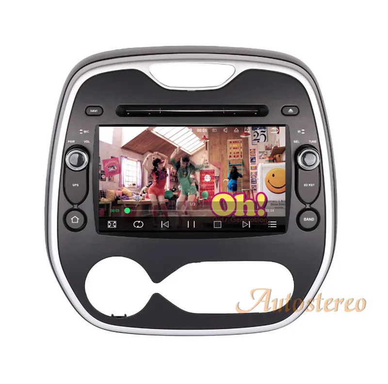 " дюймовый чистый Android 9,0 Автомобильный CD dvd-плеер gps навигация для Renault Captur CLIO 2011- мультимедийная лента рекордер головное устройство