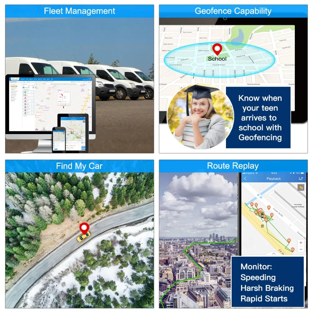 OBD установка gps трекер автомобиля OBD Plug Play в режиме реального времени слежение Plug Out сигнализация мини gps трекер Localizador gps бесплатное приложение