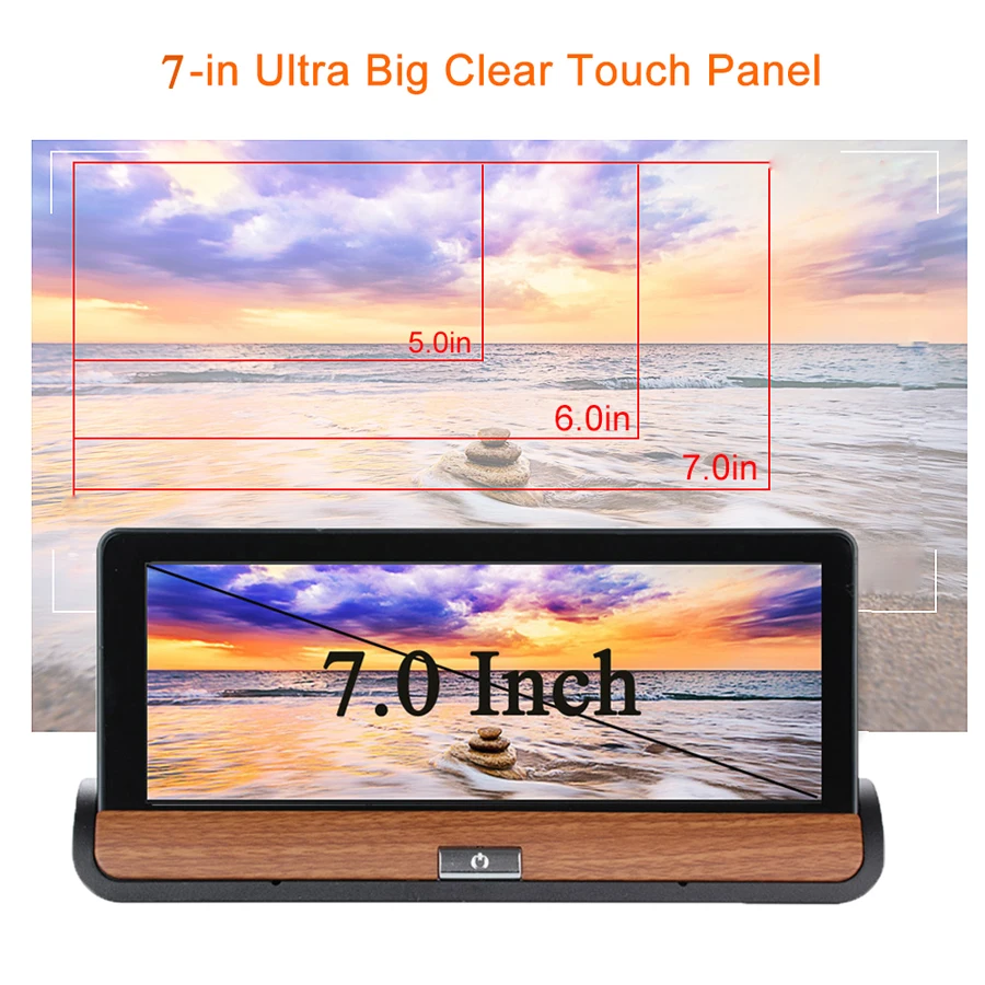 WHEXUNE 7," ips 4G Android Dash камера FHD 1080P Автомобильный видеорегистратор gps навигация Bluetooth двойной объектив Автомобильный видеорегистратор удаленный монитор