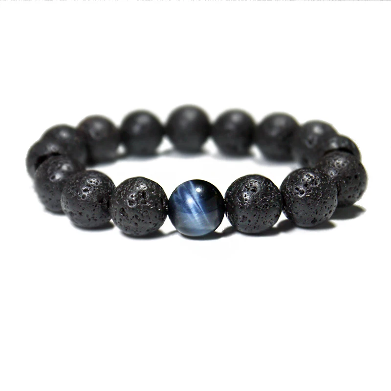 Браслет из бисера с тигровым глазом энергетическая Йога Bead12MM браслет