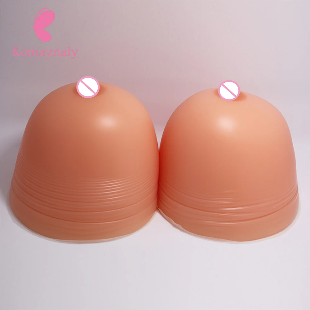 Komaynaly 1000g a pairs waterdrop Hot Sale Artificial Silicone Breast Forms Fake Breasts For Crossdresser Mastectomy Cosplay | Женская