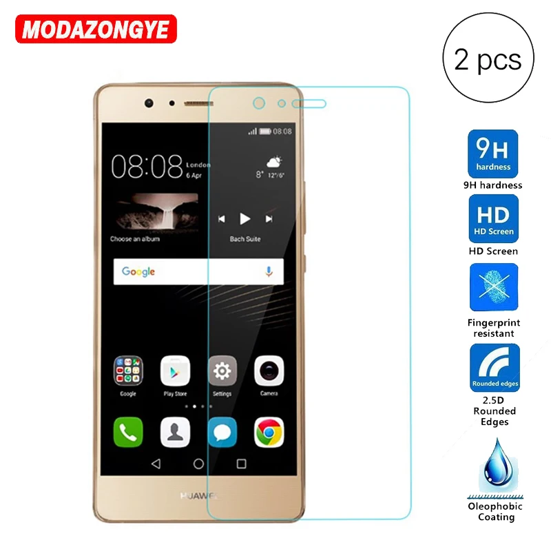 2 шт. для Huawei P9 Lite 2016 закаленное стекло Защитная пленка экрана 9H Lite|glass huawei|screen protector