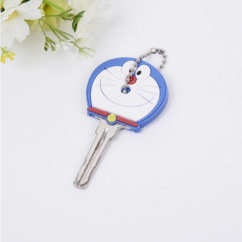 1 шт. мультяшный аниме милый чехол для ключей силиконовый брелок с Микки и Минни