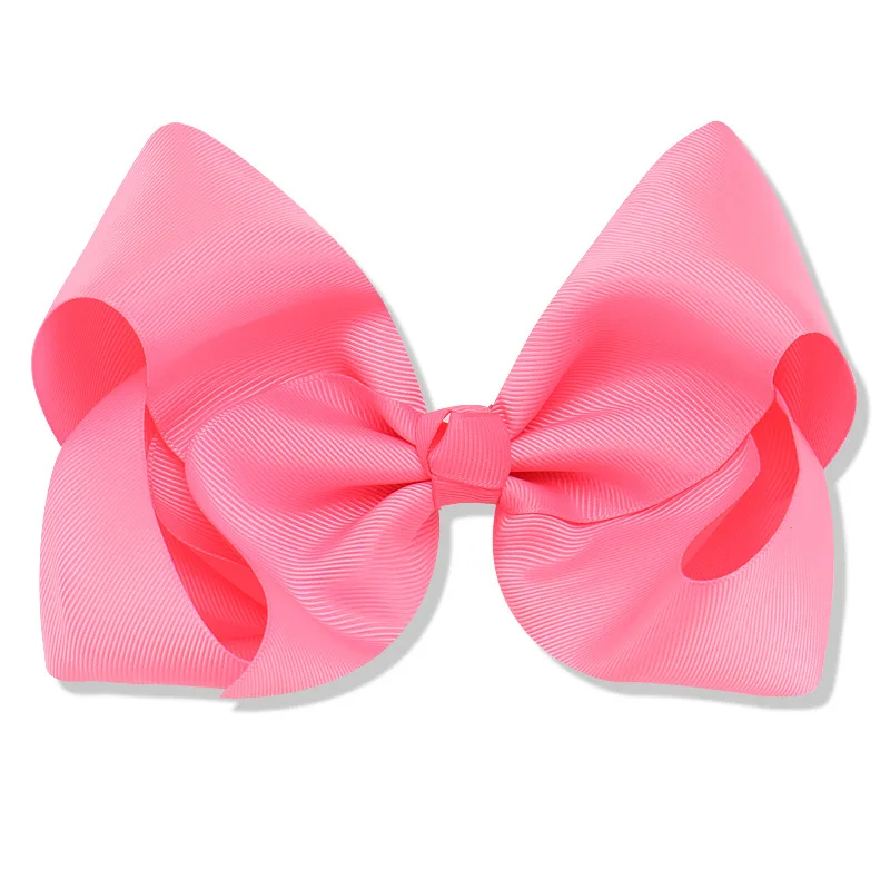 6&quot PartyKids Hair Accessory Girl Bows Large Rainbow Bow-knot Print Grosgrain Ribbon With Clip | Детская одежда и обувь