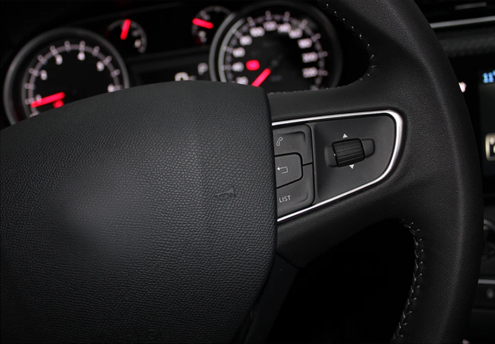 Новая накладка на рулевое колесо наклейка для peugeot 508 2011-/- 408 аксессуары для автомобиля Стайлинг