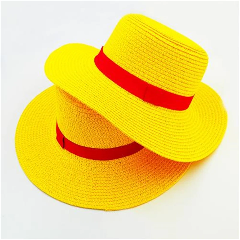 Соломенная шляпа Luffy для косплея на Хэллоуин соломенная аниме новинка мужчин и