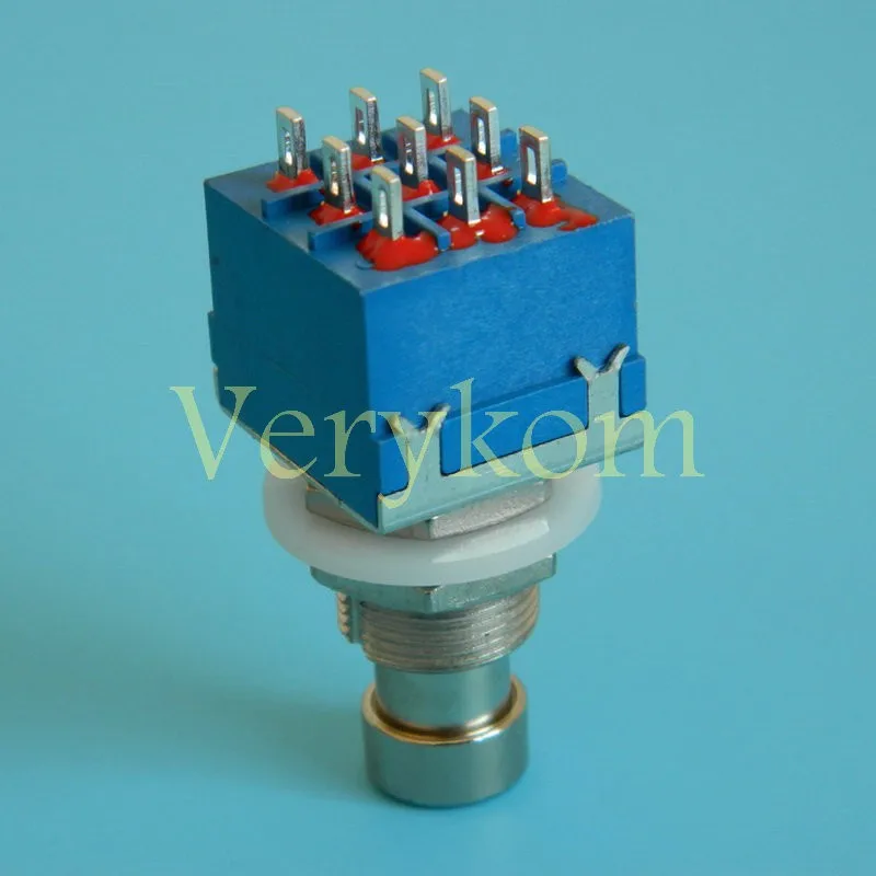 Черный или синий DIY 3PDT топает педаль ножной переключатель+ 1590BB коробка Al, True Bypass электрическая бас гитара переключатель эффектов+ 1590 BB DIY