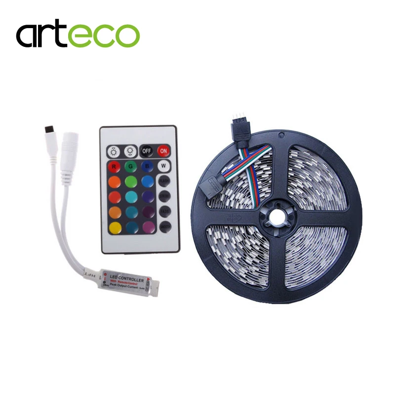 DC12V светодиодный полосы 5050 RGB IP20 не обладает водонепроницаемостью: для