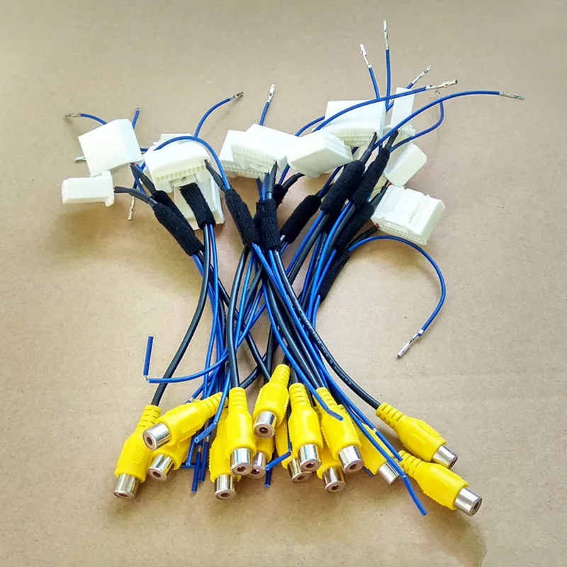 24Pin оригинальный видеовход переключатель обратной парковки RCA адаптер кабель для
