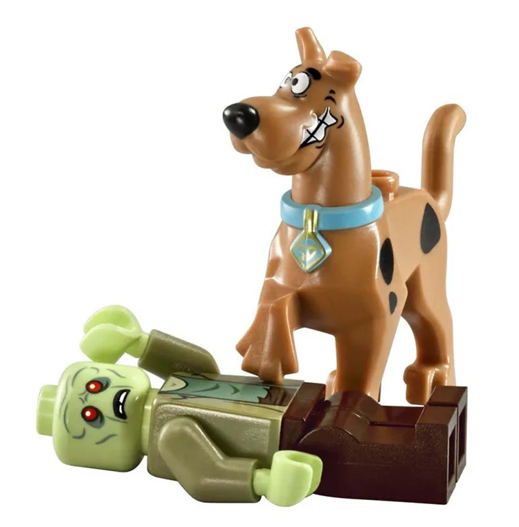 Оригинальные фигурки Scooby Doo 10430 таинственная машина совместимая с legoland 75902