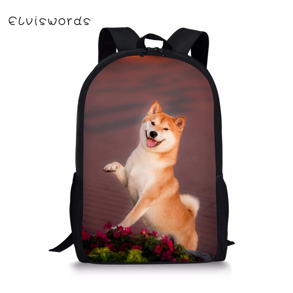 Детский модный рюкзак ELVISWORDS Kawaii с животным принтом детские школьные сумки