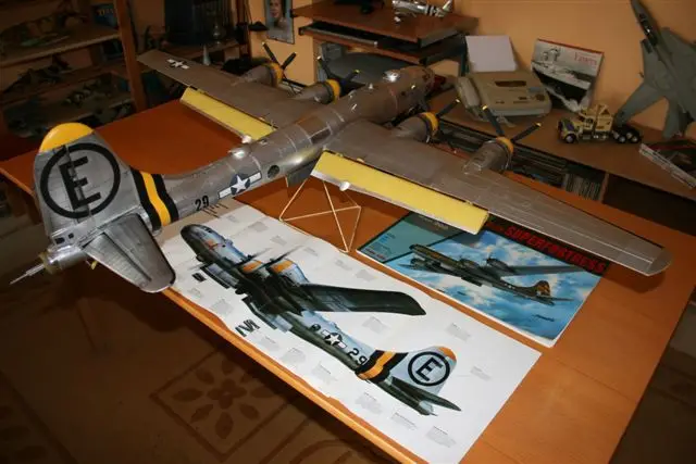 США B29 sudrapertress Bomber Бумага Ремесло 1:47 модель самолета