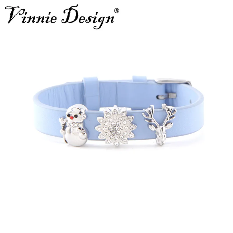 Vinnie дизайнерские ювелирные изделия серебряного цвета рождественские шармы