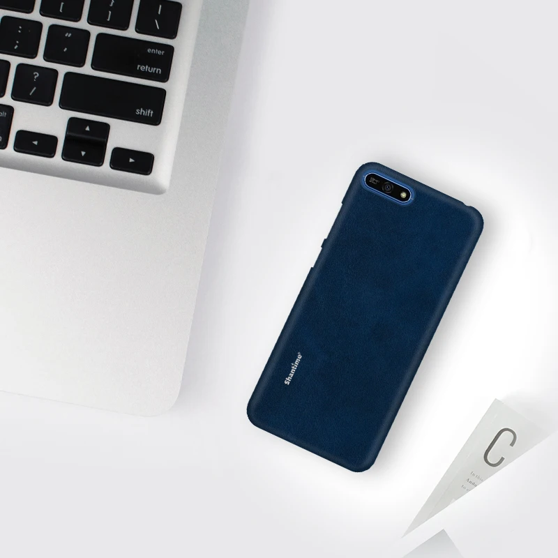 Роскошный Винтажный чехол из искусственной кожи для huawei P, чехол для смартфона, для huawei Y7 Prime, чехол в деловом стиле