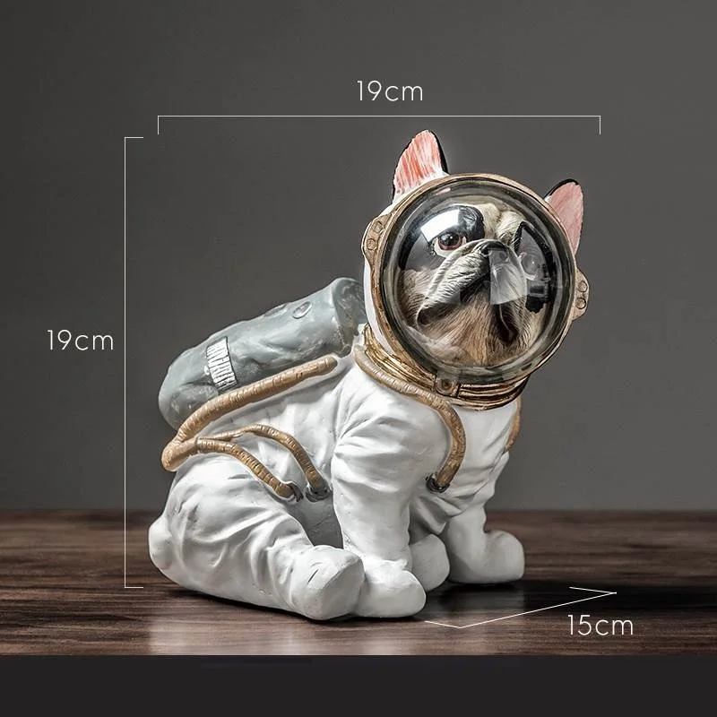 Современная Скульптура космонавта, статуя собаки из смолы, абстрактная Статуэтка космонавта, аксессуары для украшения дома, декор для рукоделия R736