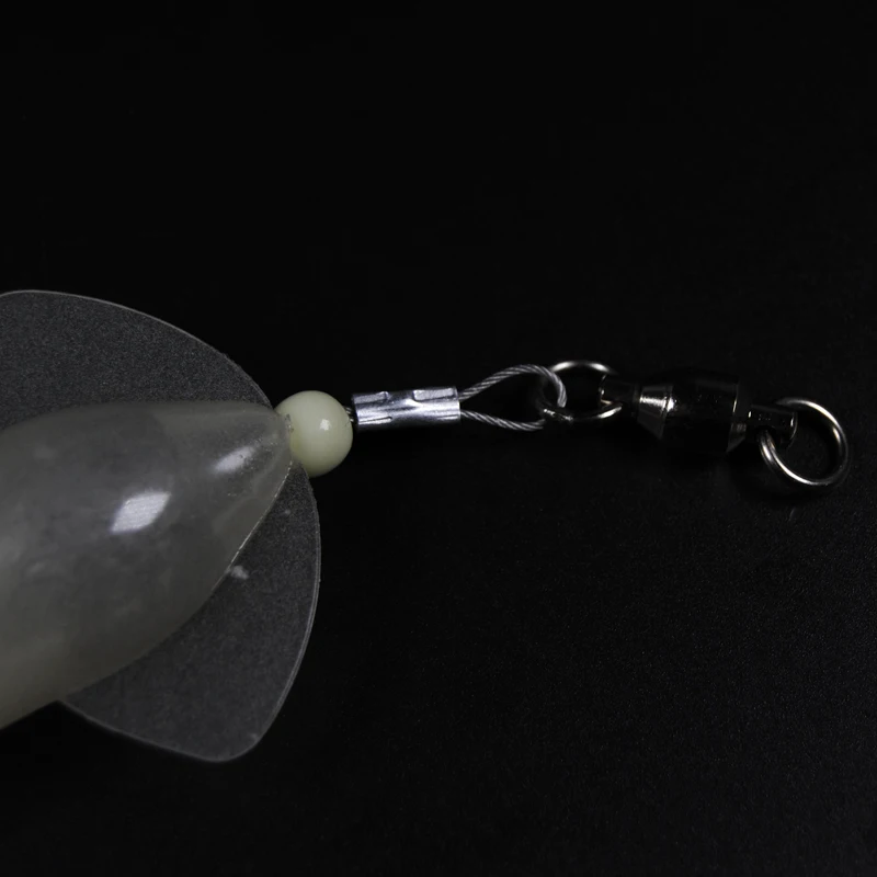 

Electronic LED Flashing Squid Jig Soft Luminous Squid Lamp Lures for Saltwater Fishing Trolling Boat Angling 12cm 14cm 17cm