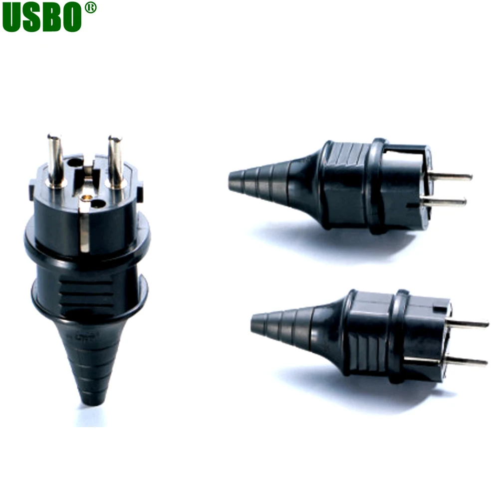 Германия, Россия, Испания, 3 контакта, Elcectrical, AC 250 В, 16A, ЕС, шнур питания, кабель, онлайн разъем питания, тип F