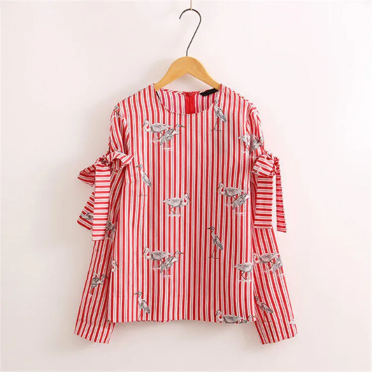 2017 Весной Новый Европейский Стиль Моды для Женщин О-Образным Вырезом С Длинным