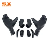 motorcycle black plastic air intake tube duct pipe for kawasaki zzr400 zzr 400 zzr 400 1993 2007