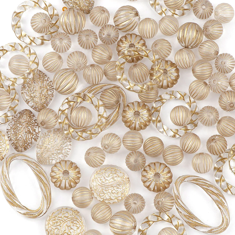 Бусины из прозрачного пластика 50 г|Бусины| |