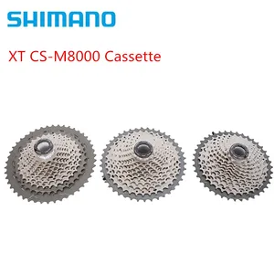 Кассета велосипедная shimano DEORE XT CS-M8000, 11 S велосипедный храповик, кассета M8000 для горного велосипеда, 11 скоростей, 11-40T, 11-42T, 11-46T